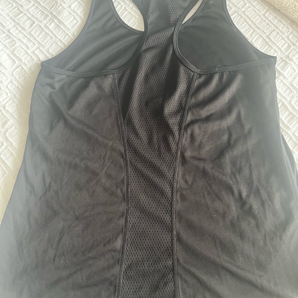 Danskin Black Mesh Tank Top